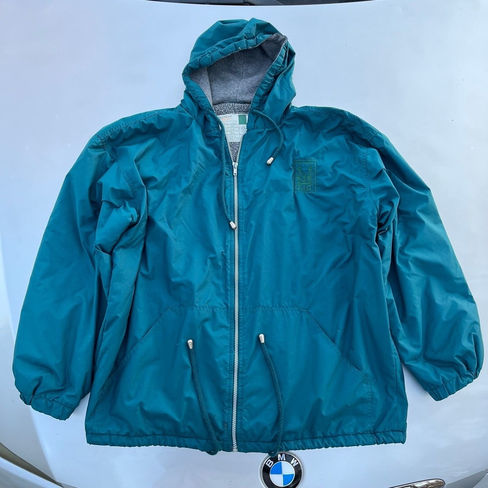 Vintage WearGuard great gardens of Oman Hooded zip up jacket